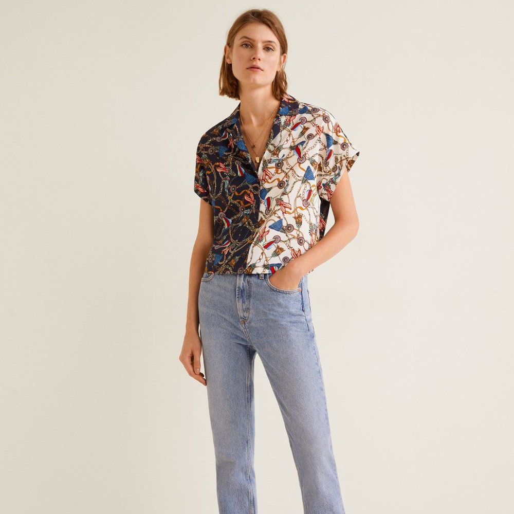 Mango Chain Medley Blouse